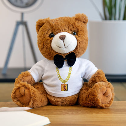 HUG LIFE CHOSE ME. Teddy Bear with T-Shirt