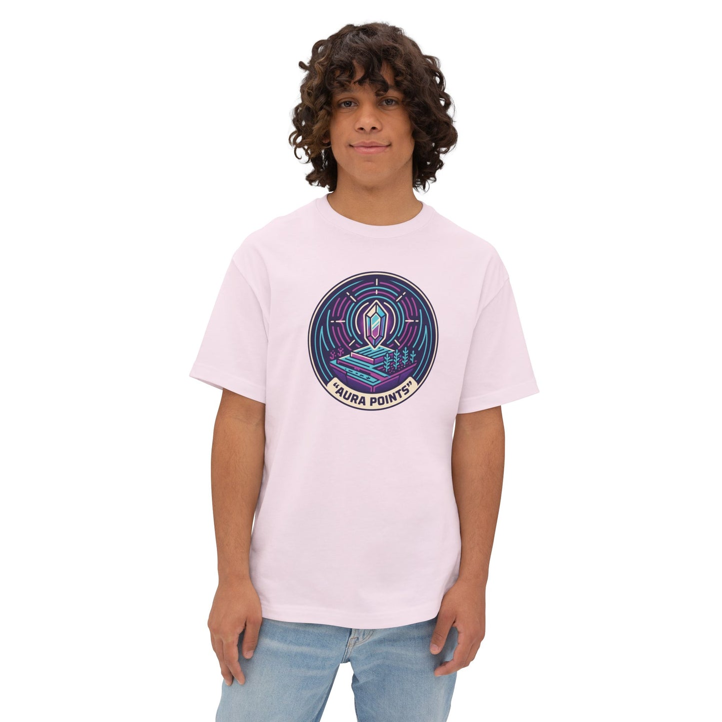 Aura Points. Unisex Oversized Boxy Tee
