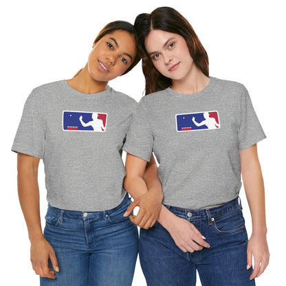 MAJOR LEAGUE PONGER. Unisex Jersey Short Sleeve Tee