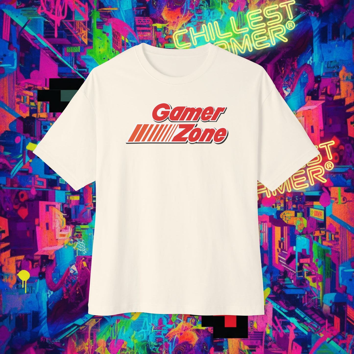 GAMER ZONE. Unisex Oversized Boxy Tee