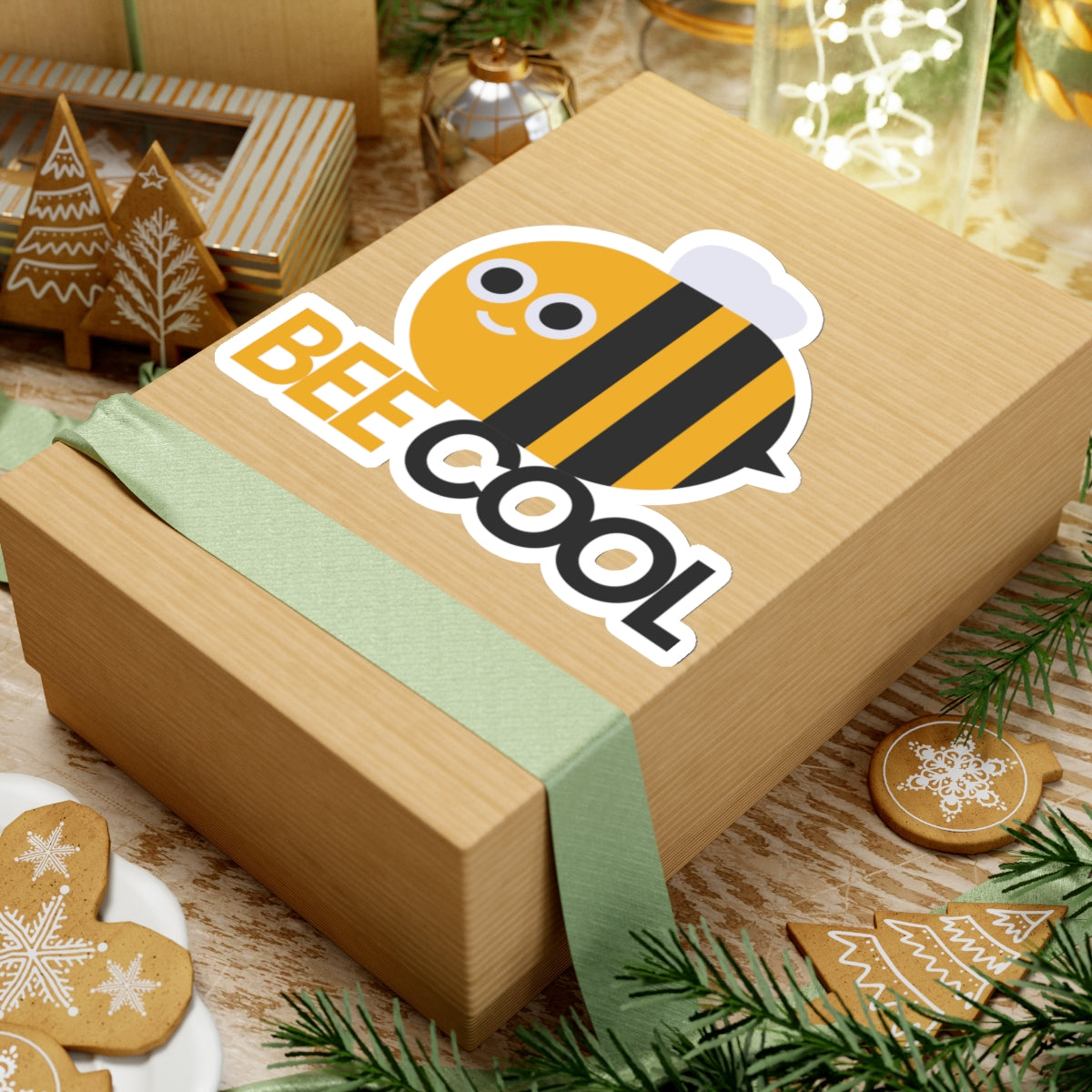 COOL BEE. Kiss-Cut Stickers