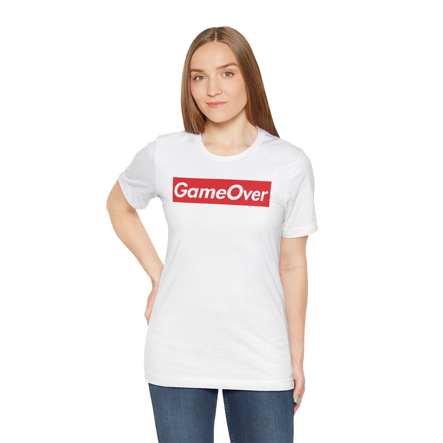 SUPER GAME OVER. Unisex Jersey Short Sleeve Tee