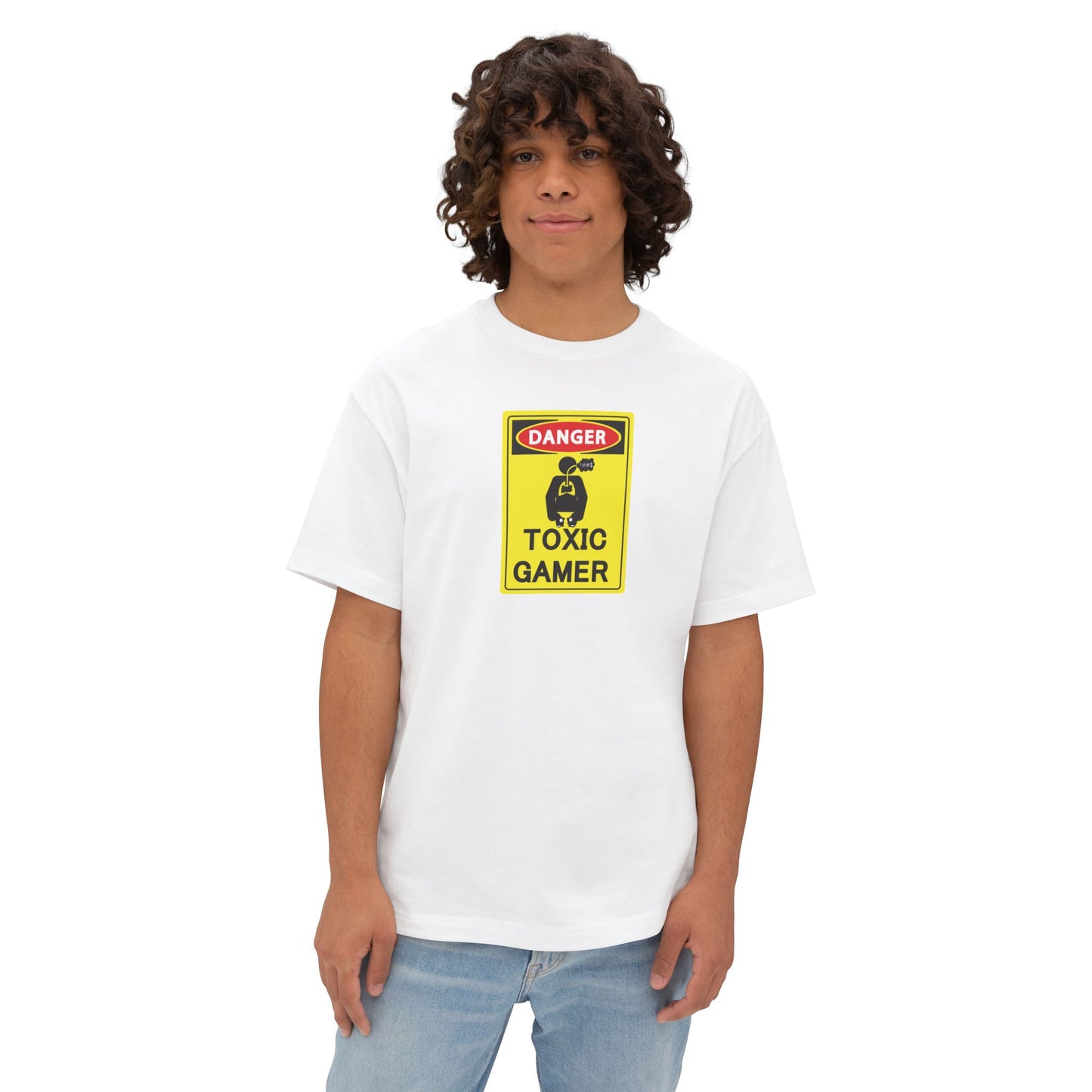 TOXIC GAMER. Unisex Oversized Boxy Tee