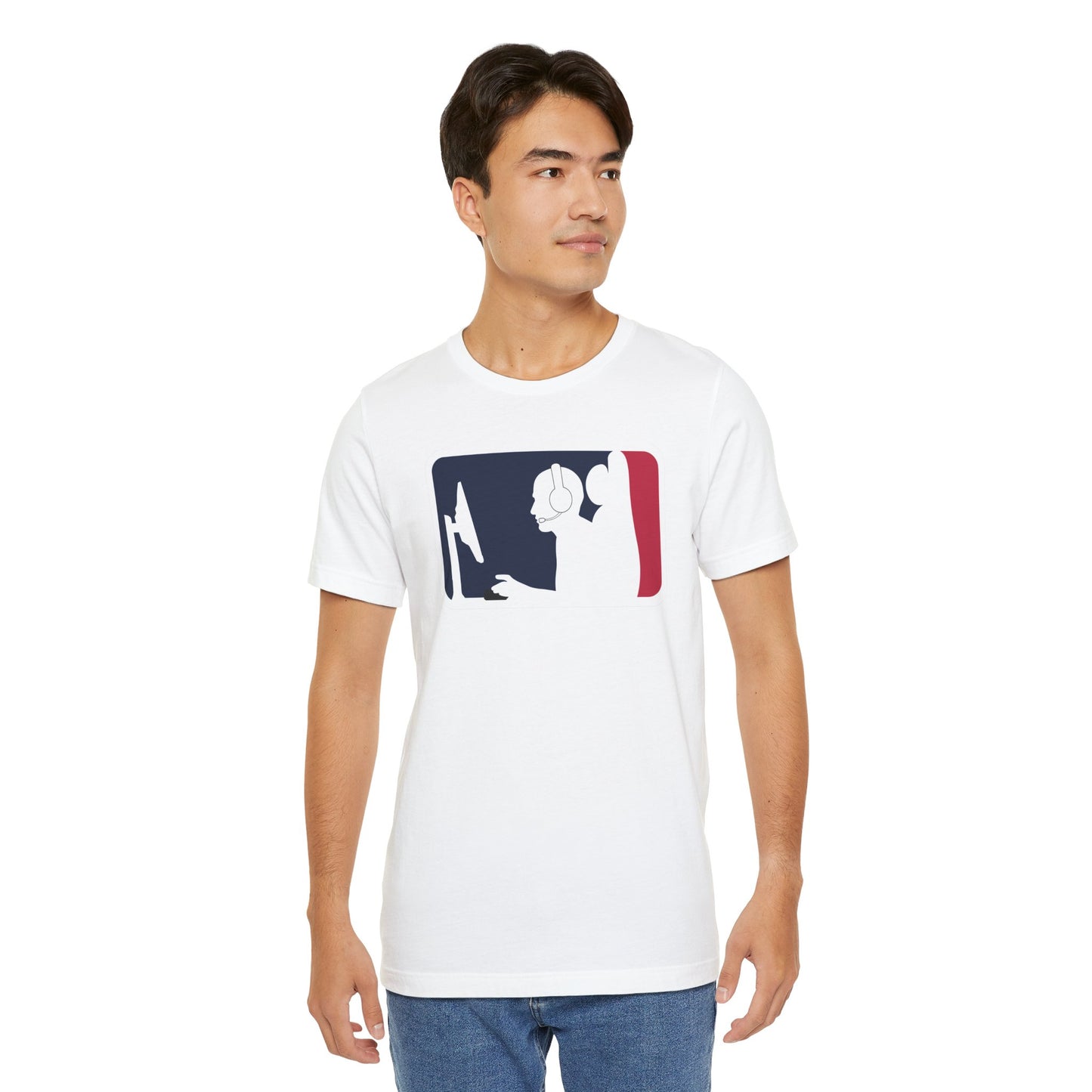 MAJOR LEAGUE GAMER (PC). Unisex Jersey Short Sleeve Tee