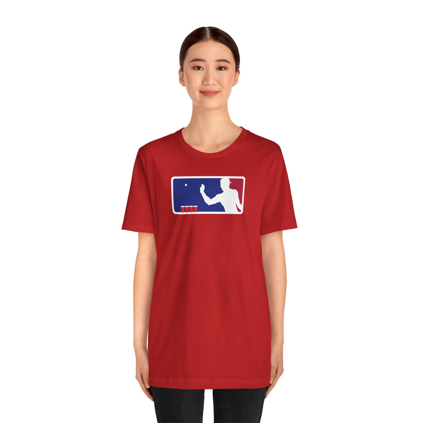 MAJOR LEAGUE PONGER. Unisex Jersey Short Sleeve Tee