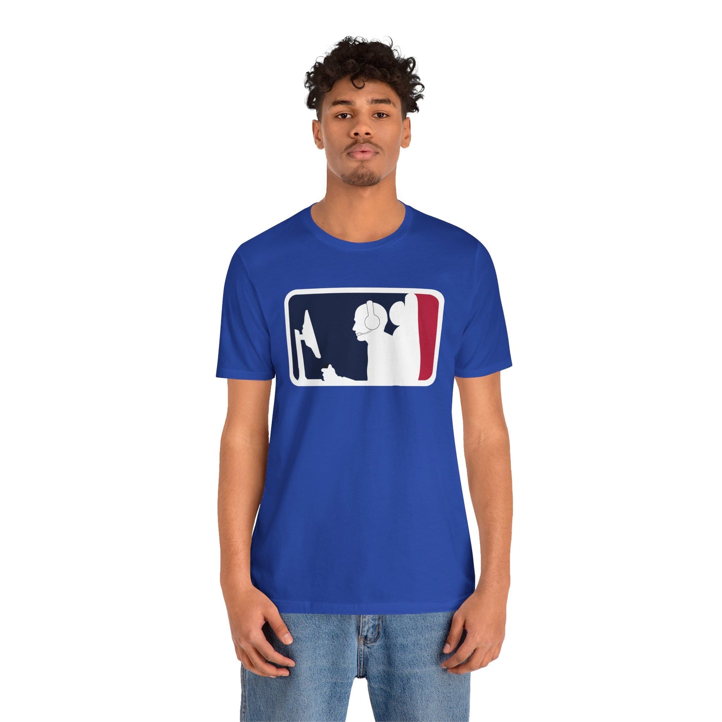 MAJOR LEAGUE GAMER (CONSOLE). Unisex Jersey Short Sleeve Tee