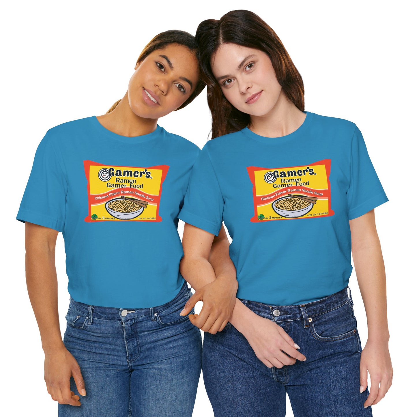 RAMEN GAMER FOOD. Unisex Jersey Short Sleeve Tee