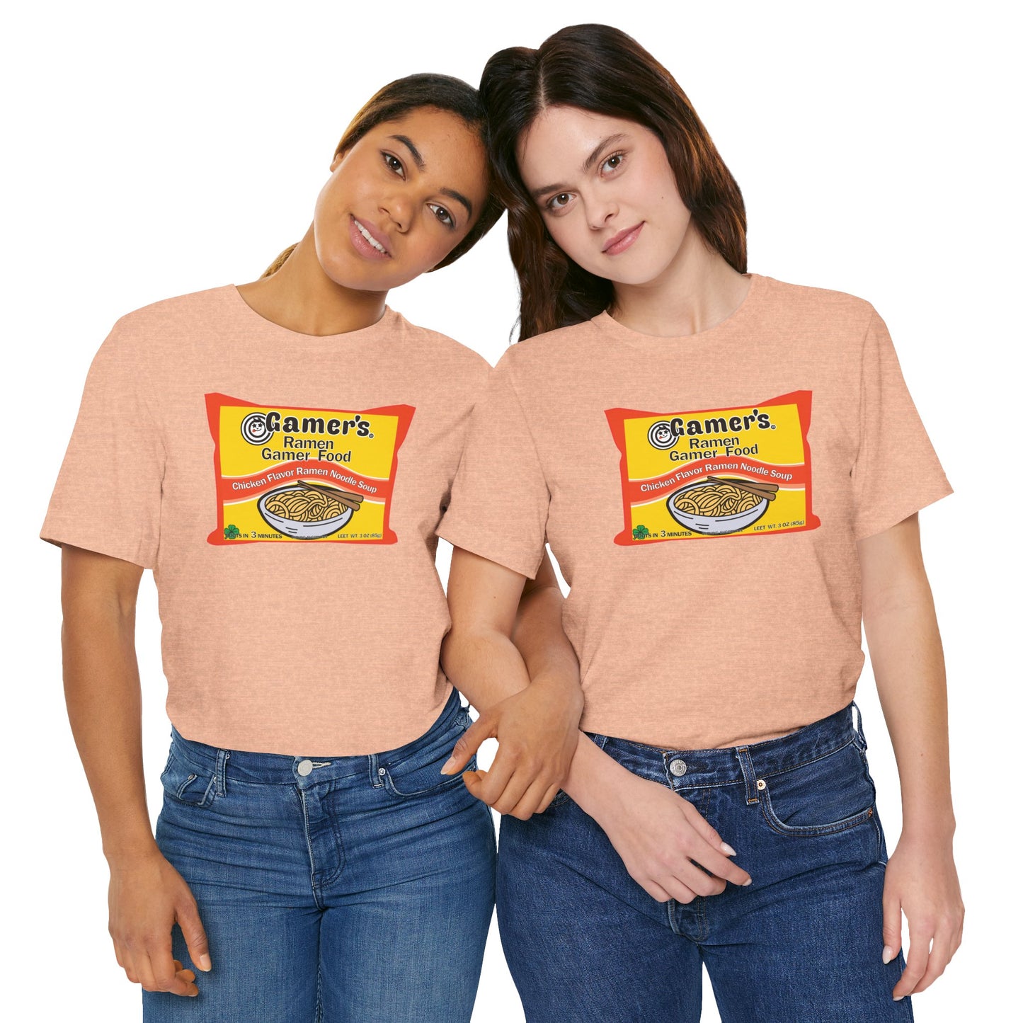 RAMEN GAMER FOOD. Unisex Jersey Short Sleeve Tee