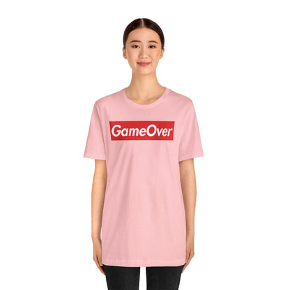 SUPER GAME OVER. Unisex Jersey Short Sleeve Tee