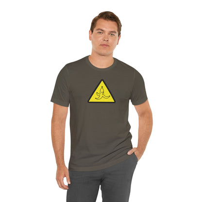 CAUTION BANANA. Unisex Jersey Short Sleeve Tee