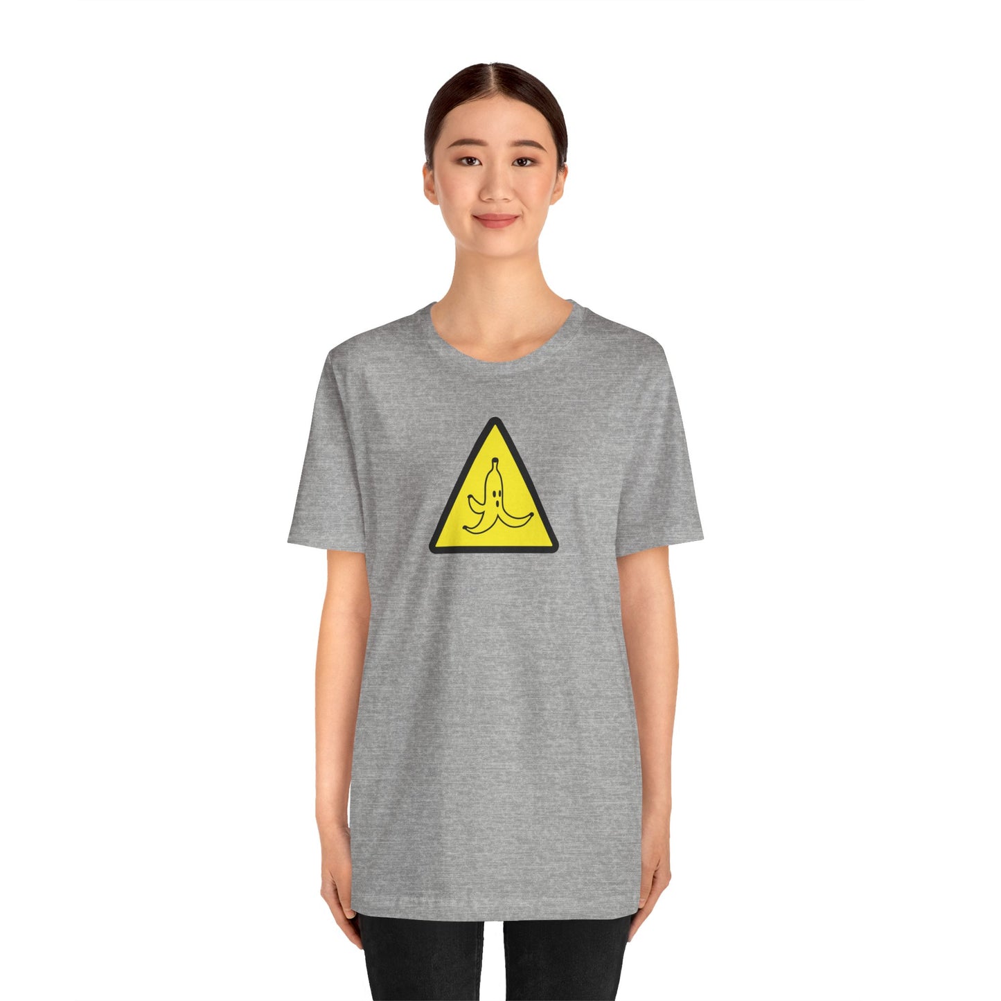 CAUTION BANANA. Unisex Jersey Short Sleeve Tee