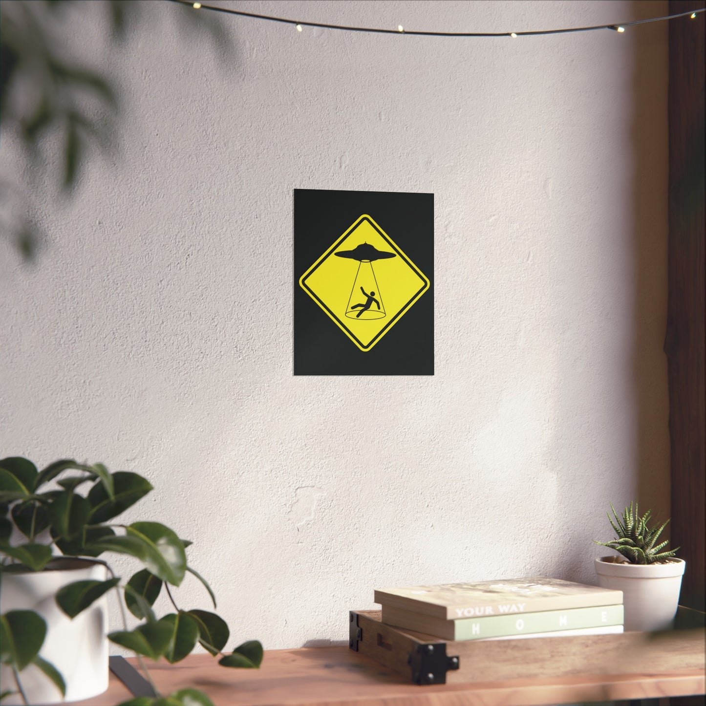 CAUTION UFOS. Fine Art Posters