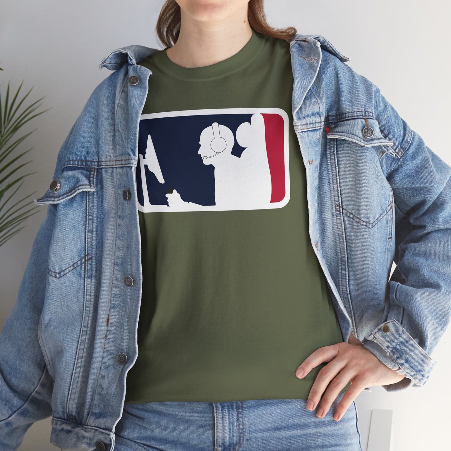 MAJOR LEAGUE GAMER (CONSOLE). Unisex Heavy Cotton Tee