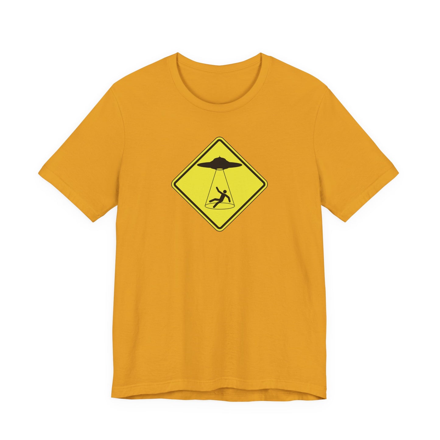CAUTION UFO! Unisex Jersey Short Sleeve Tee