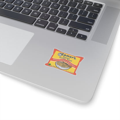 RAMEN GAMER FOOD. Kiss-Cut Stickers