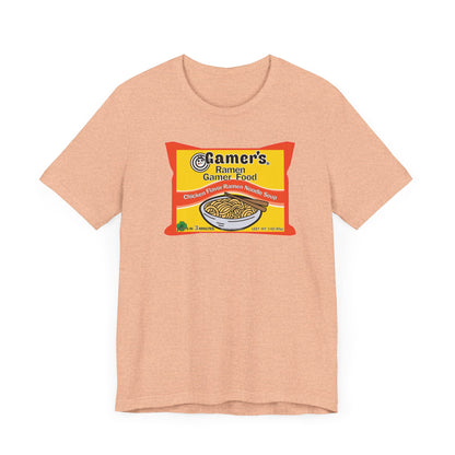 RAMEN GAMER FOOD. Unisex Jersey Short Sleeve Tee