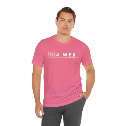 DR. GAMER IS IN THE HOUSE. Unisex Jersey Short Sleeve Tee