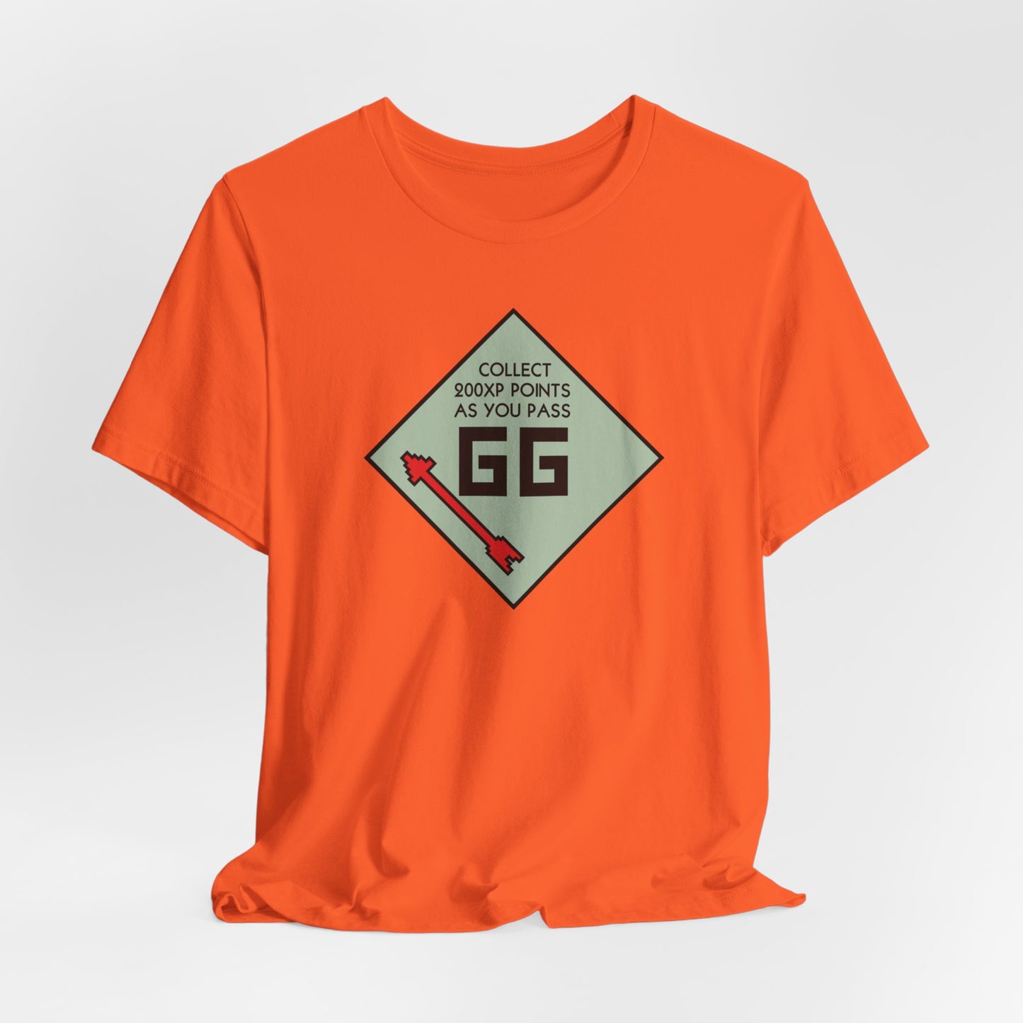 GG PASS GO COLLECT 200XP. Unisex Jersey Short Sleeve Tee