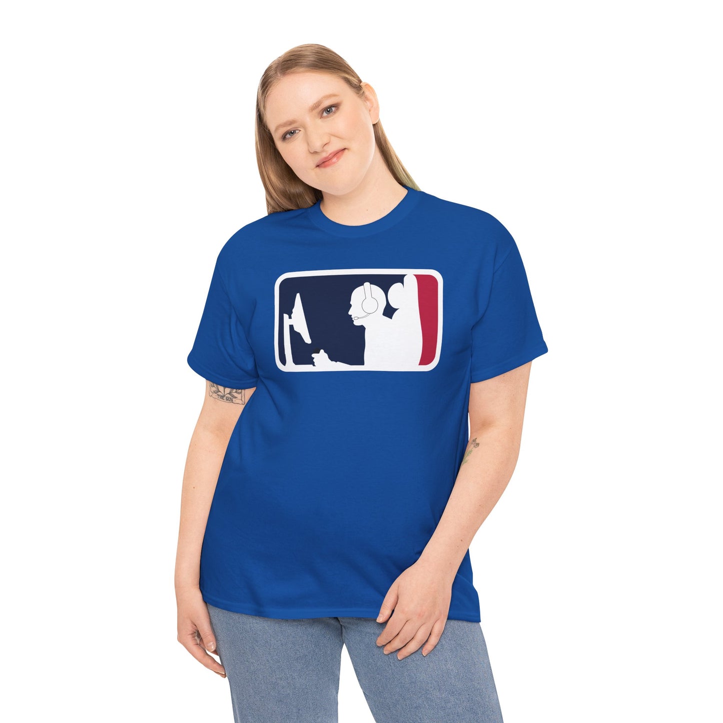 MAJOR LEAGUE GAMER (CONSOLE). Unisex Heavy Cotton Tee