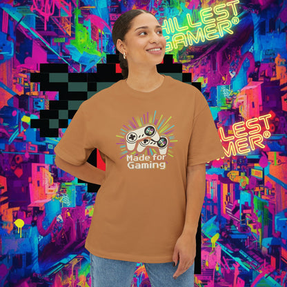 MADE FOR GAMING. Unisex Oversized Boxy Tee