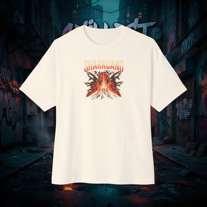 SHARKCANO V2. Unisex Oversized Boxy Tee