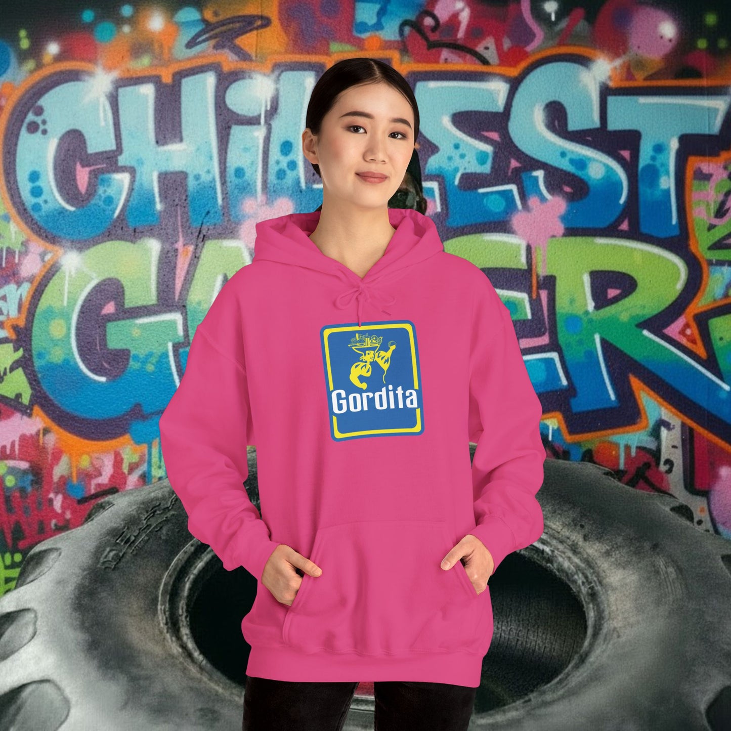 GORDITA. Unisex Heavy Blend™ Hooded Sweatshirt