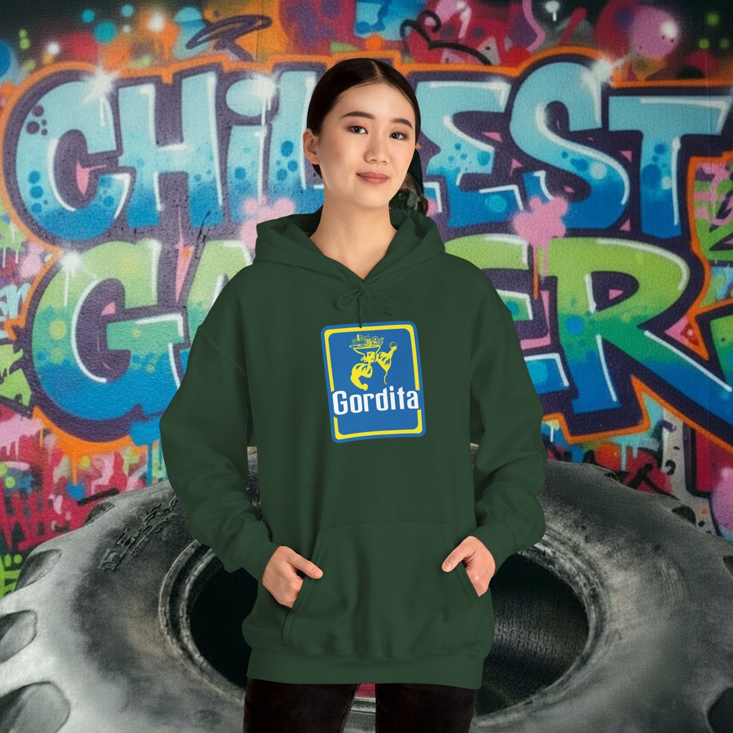 GORDITA. Unisex Heavy Blend™ Hooded Sweatshirt