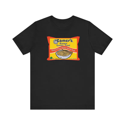 RAMEN GAMER FOOD. Unisex Jersey Short Sleeve Tee