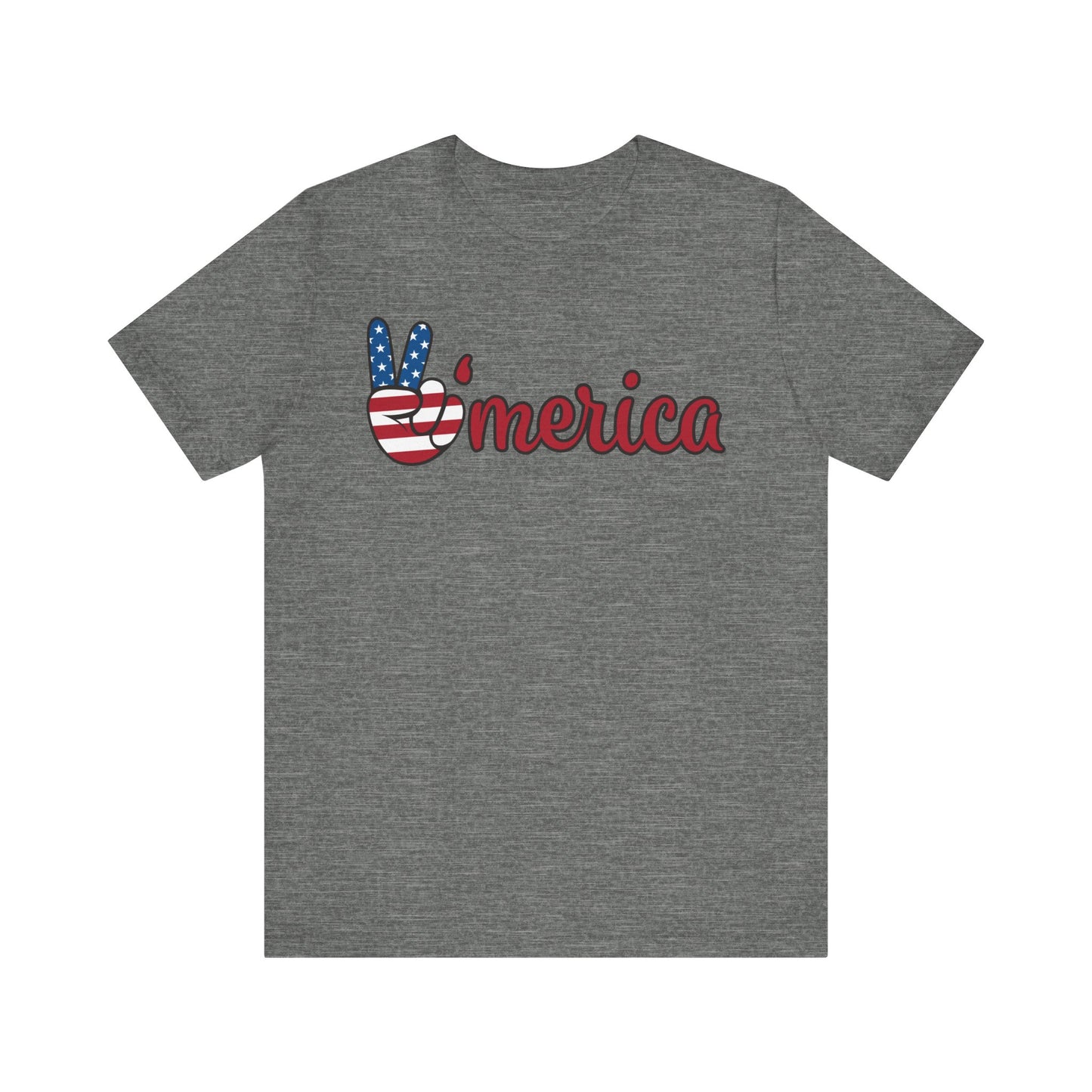 'MERICA. Unisex Jersey Short Sleeve Tee