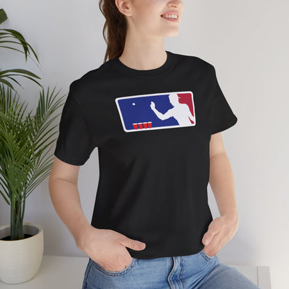 MAJOR LEAGUE PONGER. Unisex Jersey Short Sleeve Tee