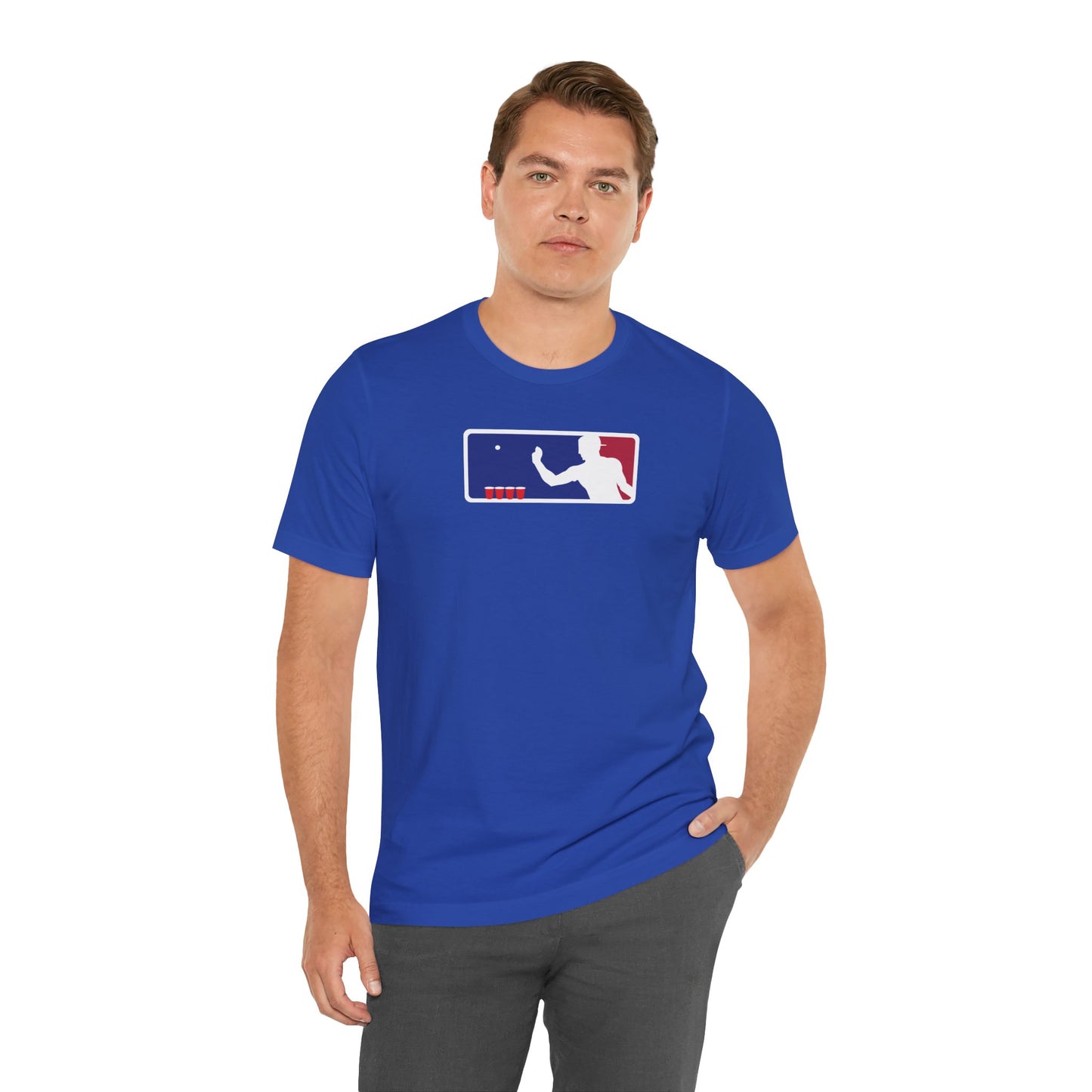 MAJOR LEAGUE PONGER. Unisex Jersey Short Sleeve Tee
