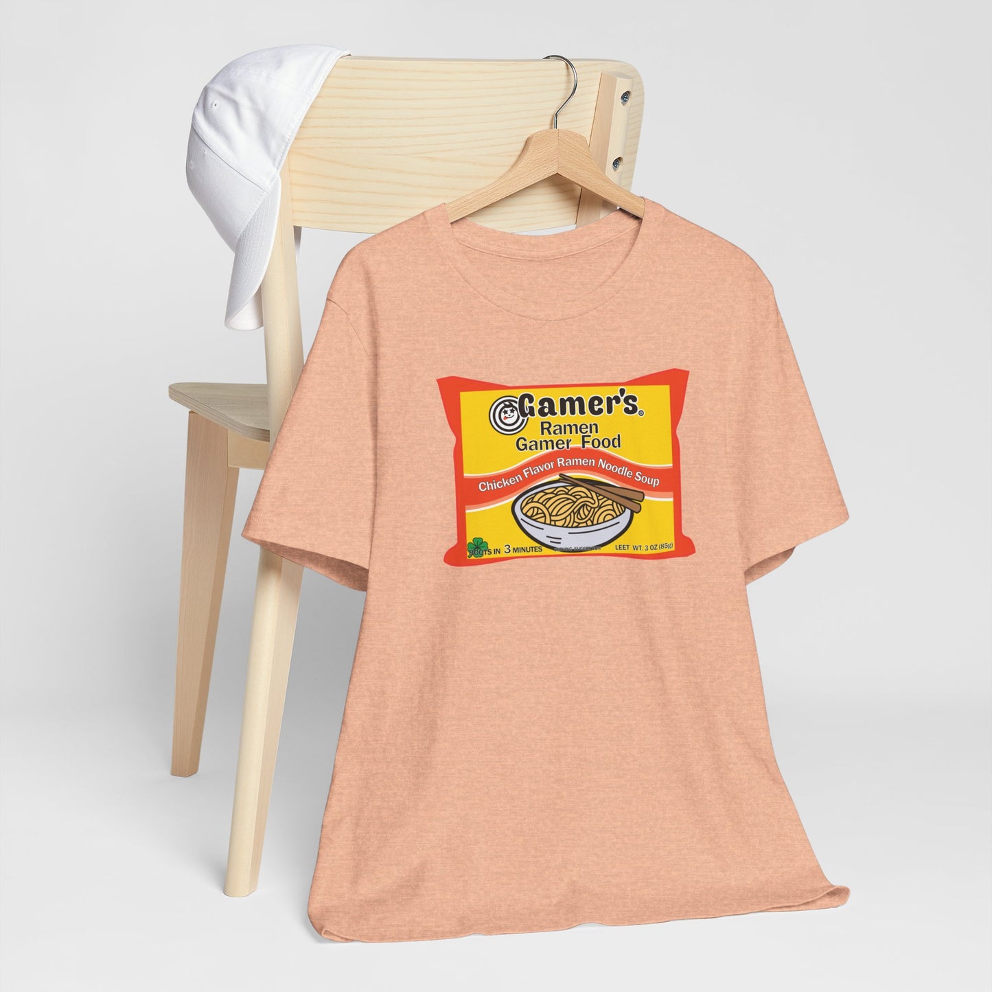 RAMEN GAMER FOOD. Unisex Jersey Short Sleeve Tee