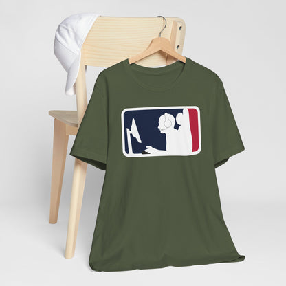 MAJOR LEAGUE GAMER (PC). Unisex Jersey Short Sleeve Tee