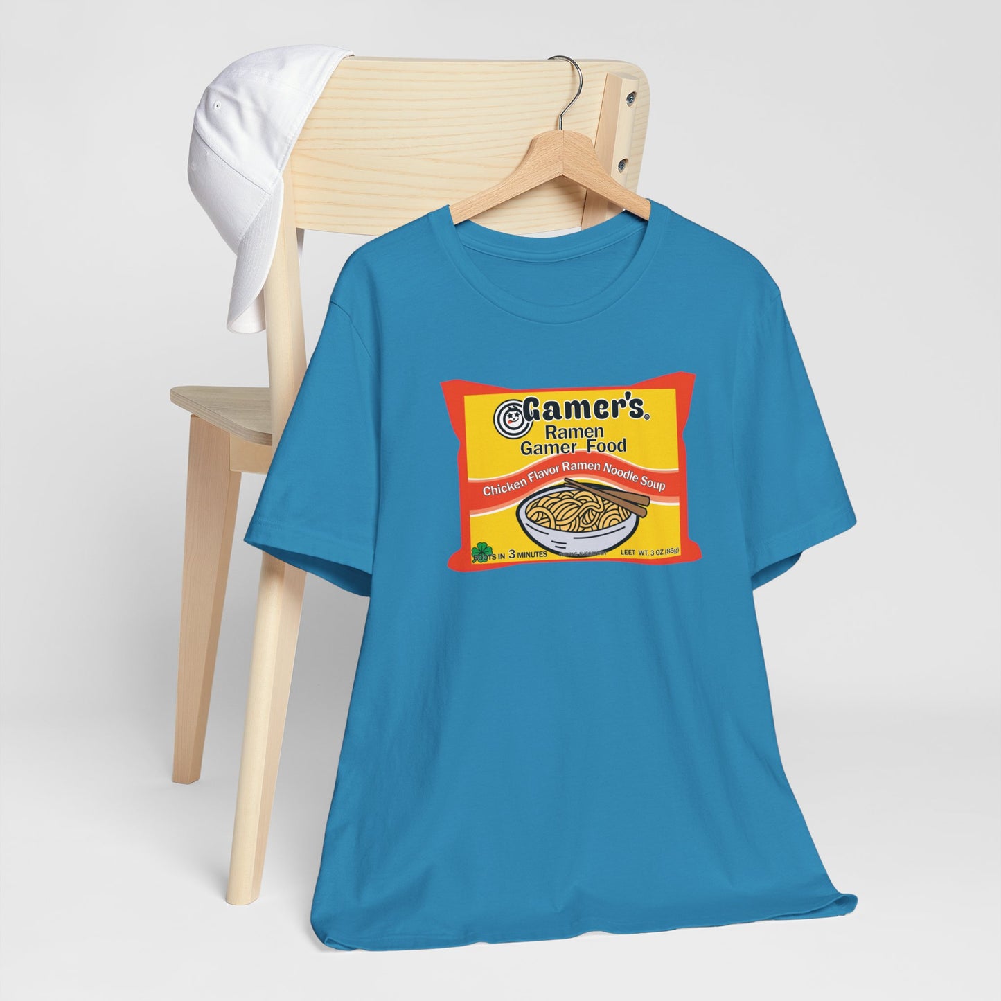 RAMEN GAMER FOOD. Unisex Jersey Short Sleeve Tee