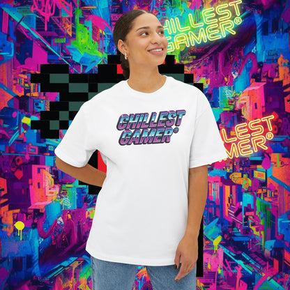 CHILLEST GAMER. Unisex Oversized Boxy Tee