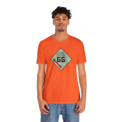 GG PASS GO COLLECT 200XP. Unisex Jersey Short Sleeve Tee