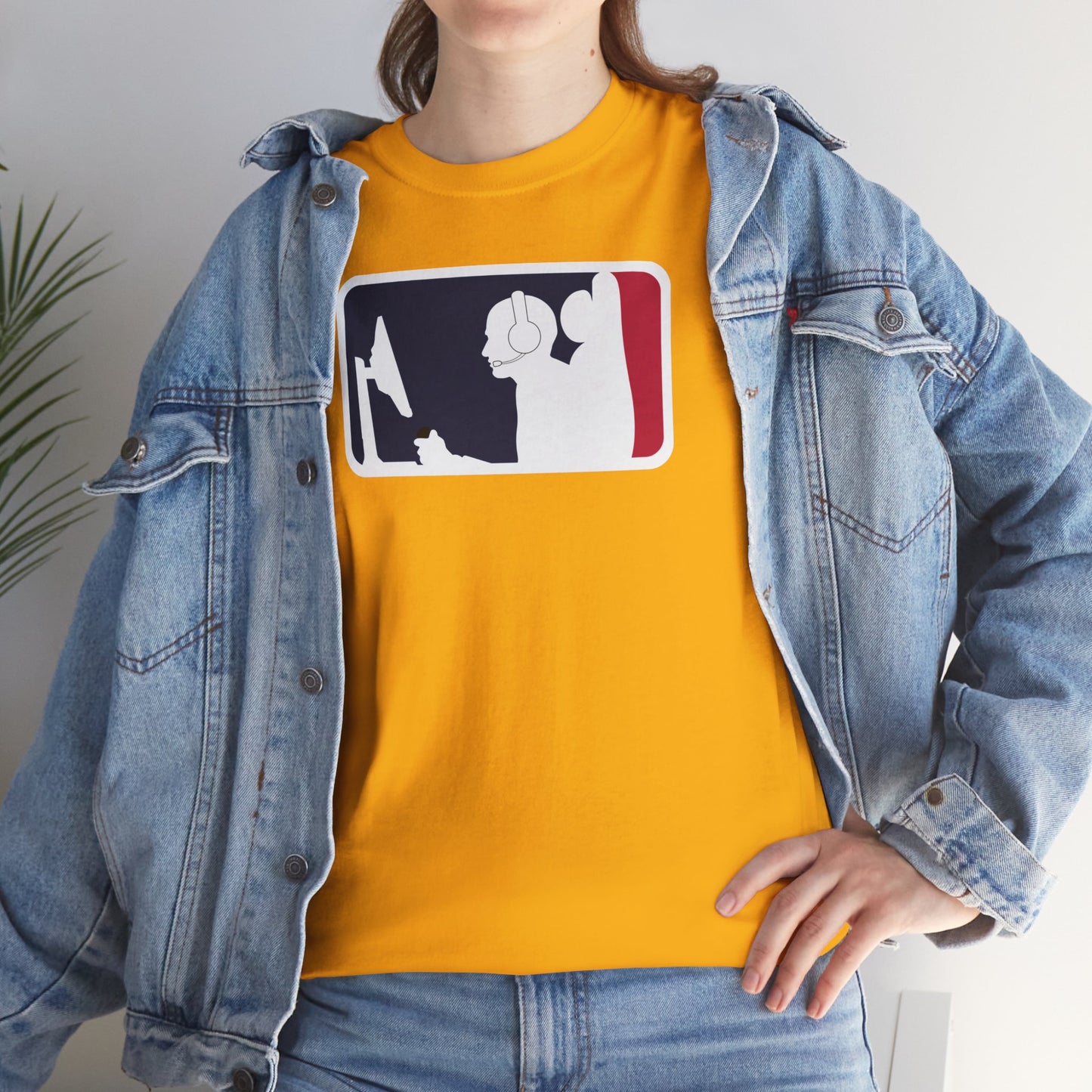 MAJOR LEAGUE GAMER (CONSOLE). Unisex Heavy Cotton Tee