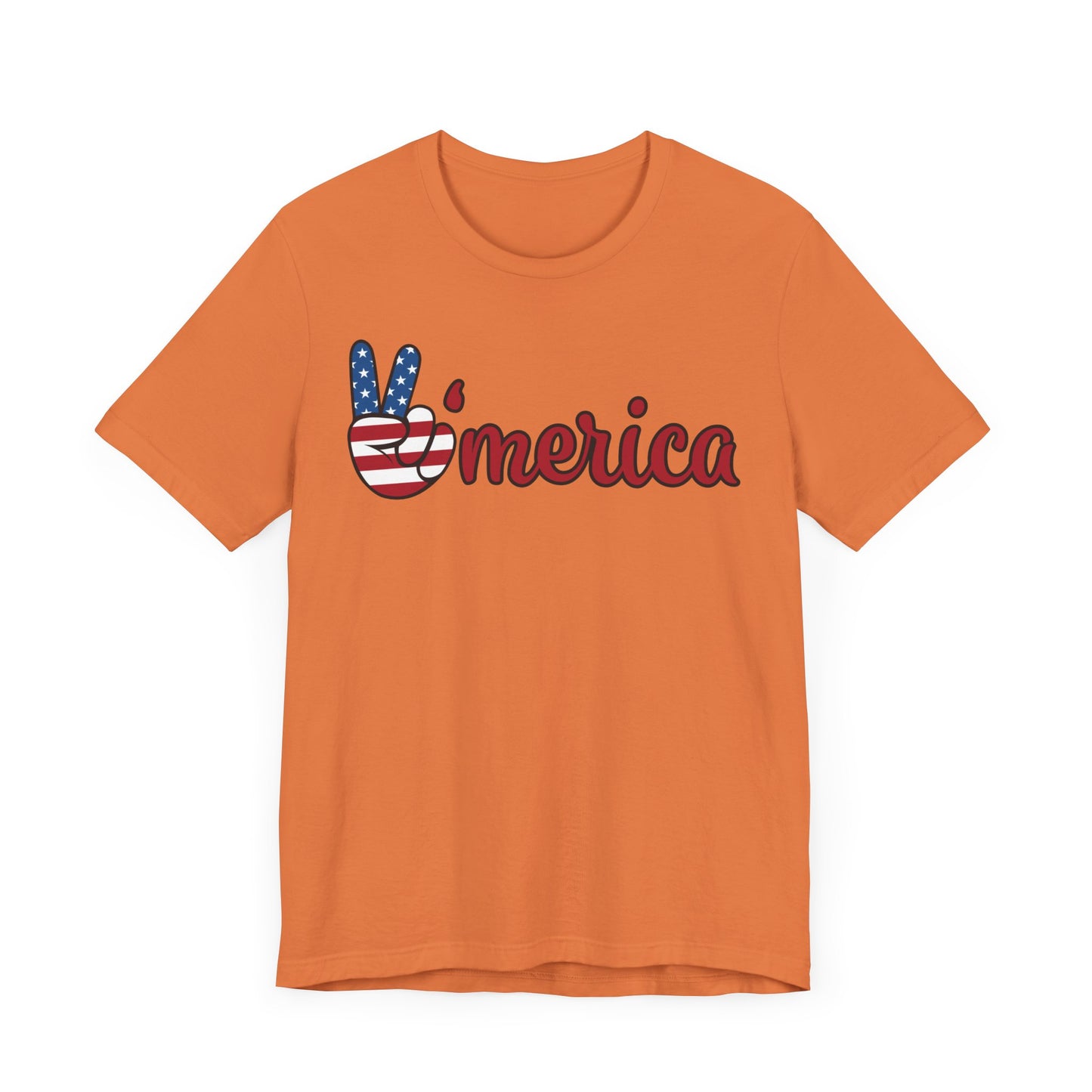 'MERICA. Unisex Jersey Short Sleeve Tee