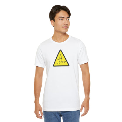 CAUTION BANANA. Unisex Jersey Short Sleeve Tee