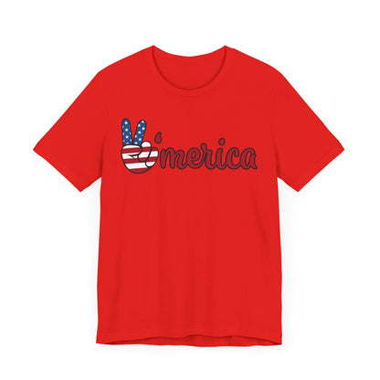 'MERICA. Unisex Jersey Short Sleeve Tee