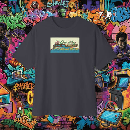 QUALITY LEARING CENTER. Unisex Oversized Boxy Tee