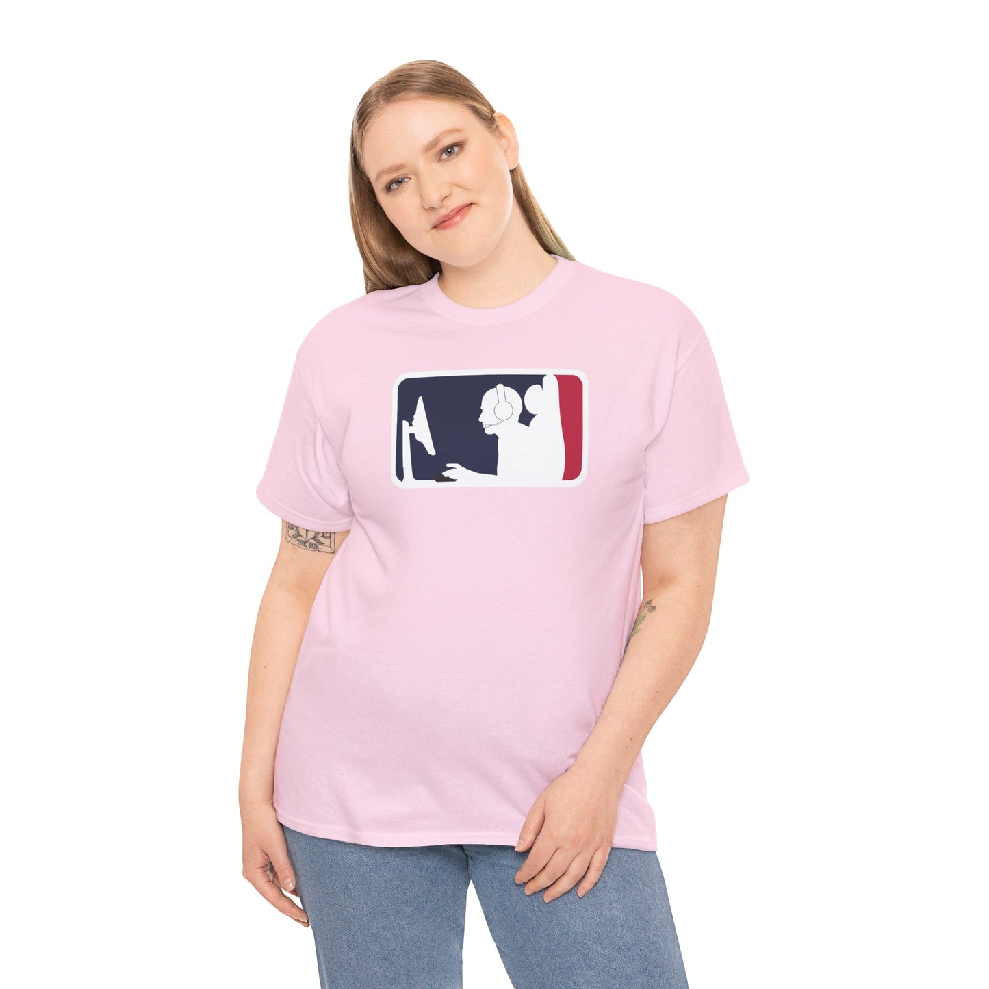 MAJOR LEAGUE GAMER (PC). Unisex Heavy Cotton Tee