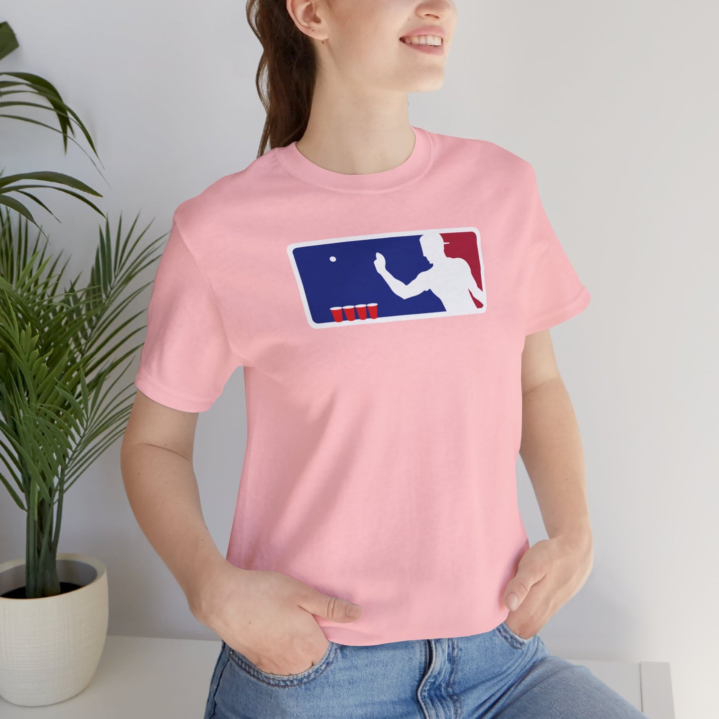 MAJOR LEAGUE PONGER. Unisex Jersey Short Sleeve Tee