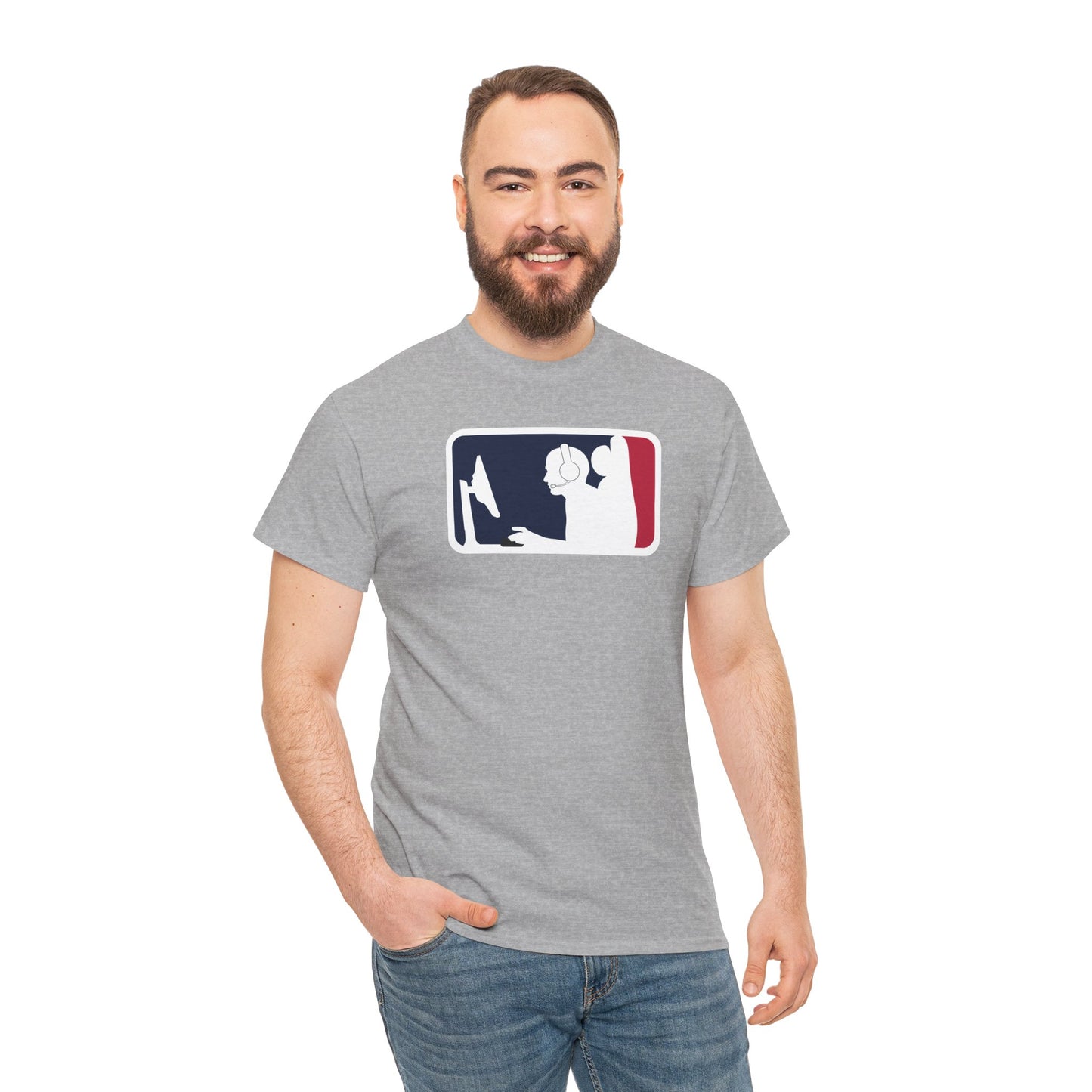 MAJOR LEAGUE GAMER (PC). Unisex Heavy Cotton Tee