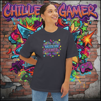 MODERN GAMER. Unisex Oversized Boxy Tee