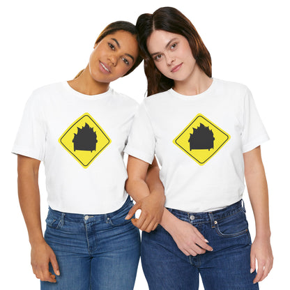 CAUTION DUMPSTER FIRE. Unisex Jersey Short Sleeve Tee