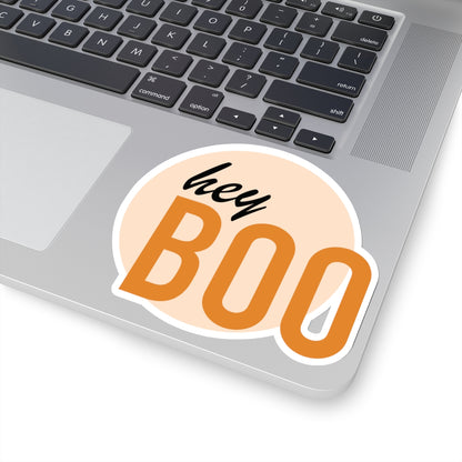 HEY BOO. Kiss-Cut Stickers