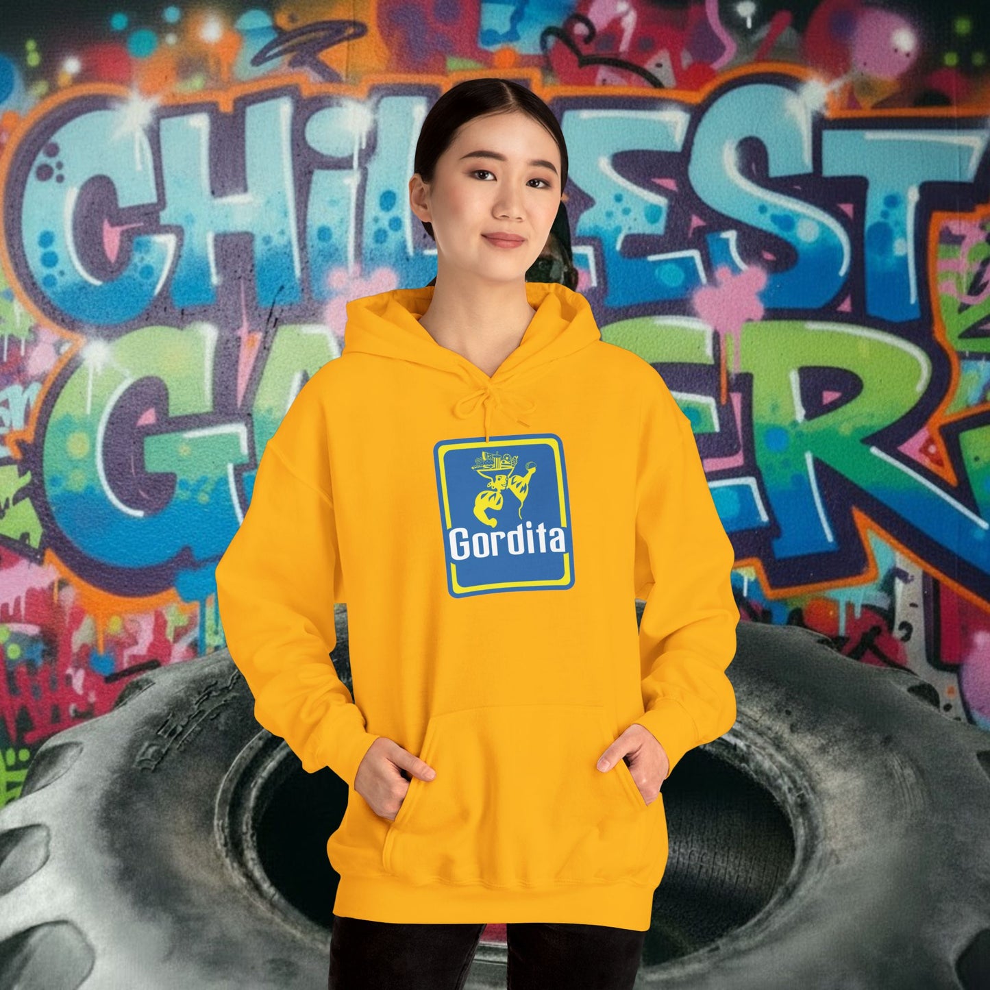 GORDITA. Unisex Heavy Blend™ Hooded Sweatshirt