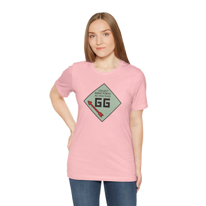 GG PASS GO COLLECT 200XP. Unisex Jersey Short Sleeve Tee