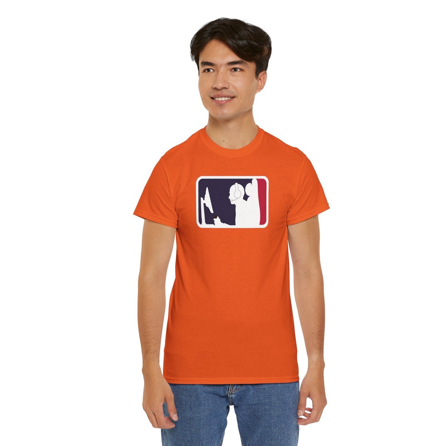 MAJOR LEAGUE GAMER (CONSOLE). Unisex Heavy Cotton Tee